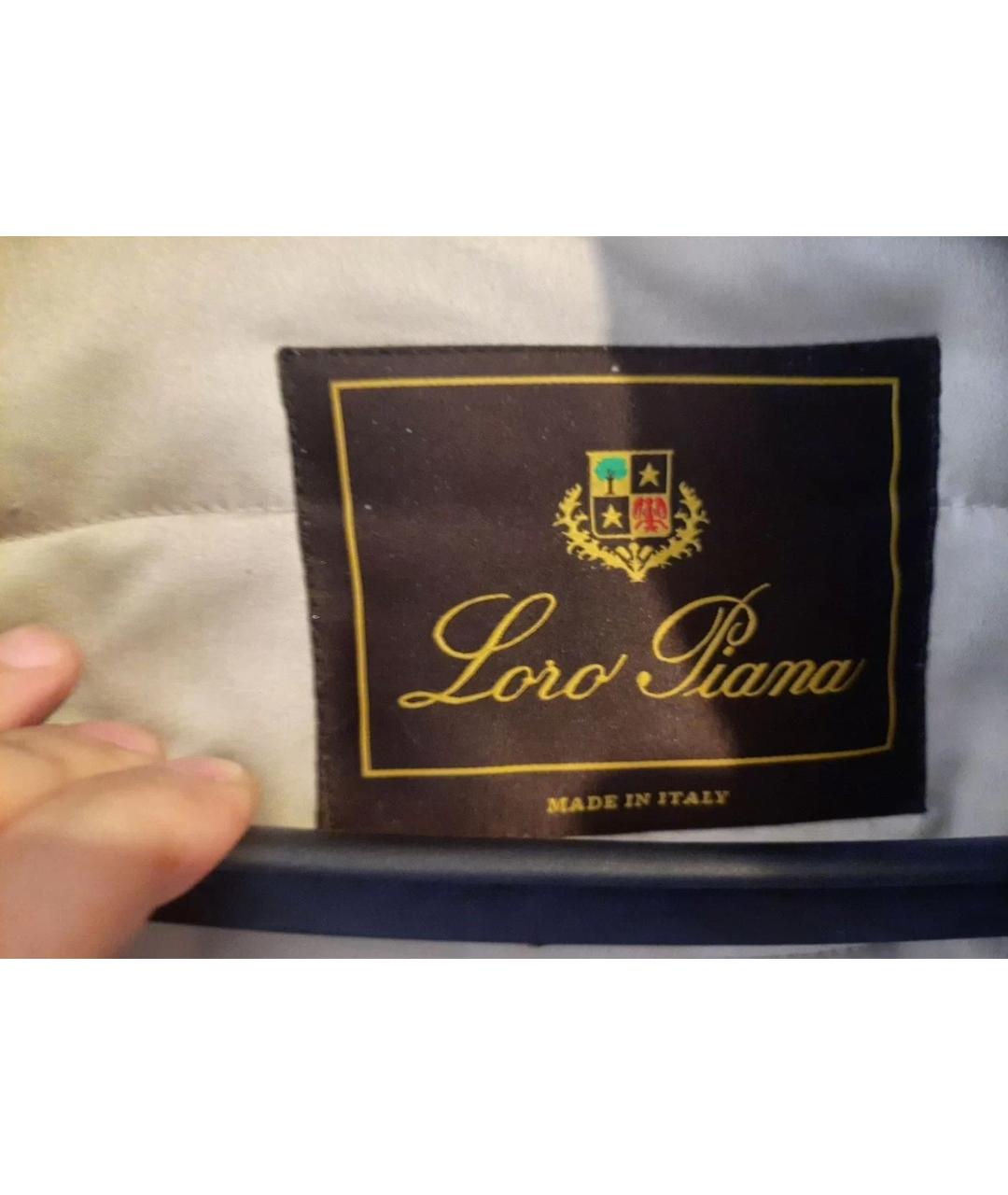 LORO PIANA Серая кашемировая куртка, фото 6