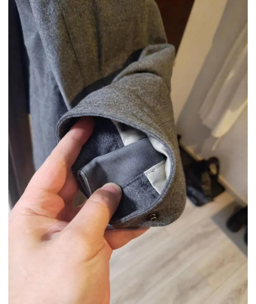 LORO PIANA Серая кашемировая куртка, фото 5