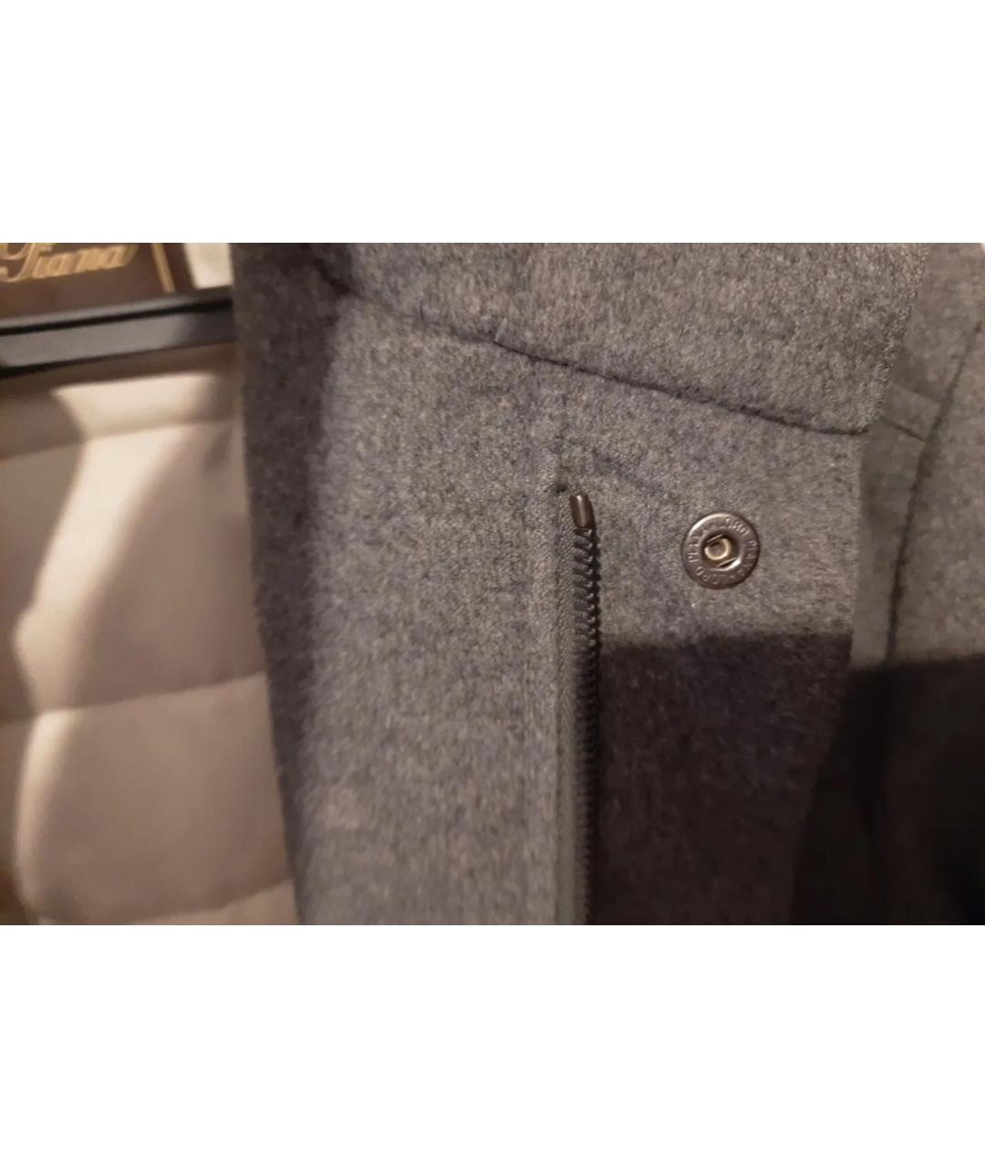 LORO PIANA Серая кашемировая куртка, фото 3