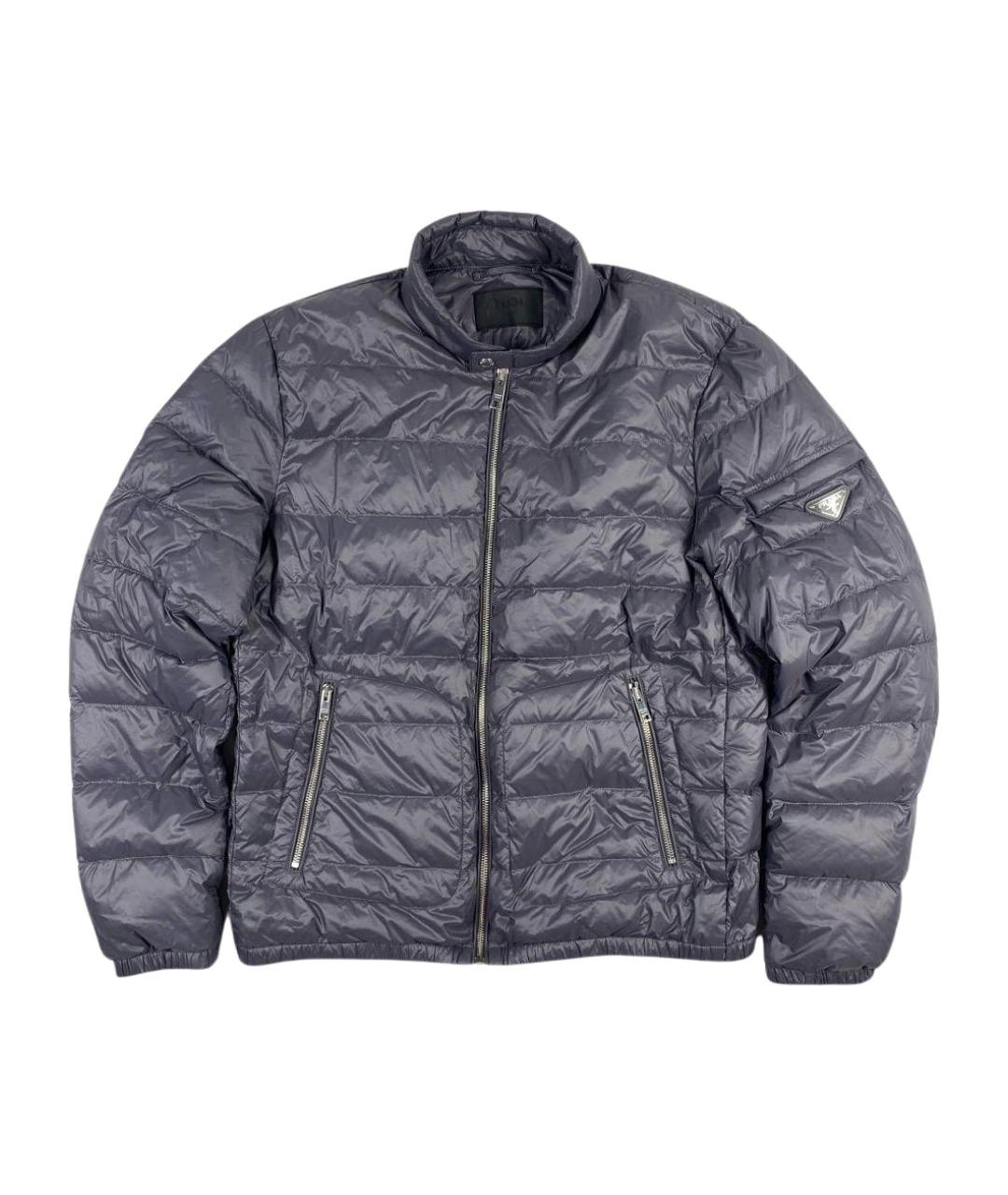 PRADA Антрацитовый пуховик, фото 1