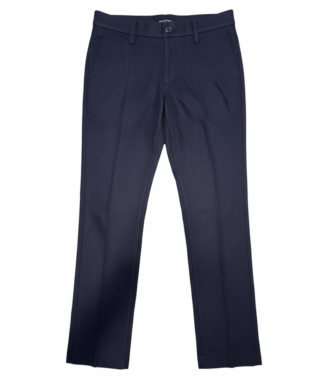 JACOB COHEN Темно-синие шерстяные повседневные брюки, фото 1