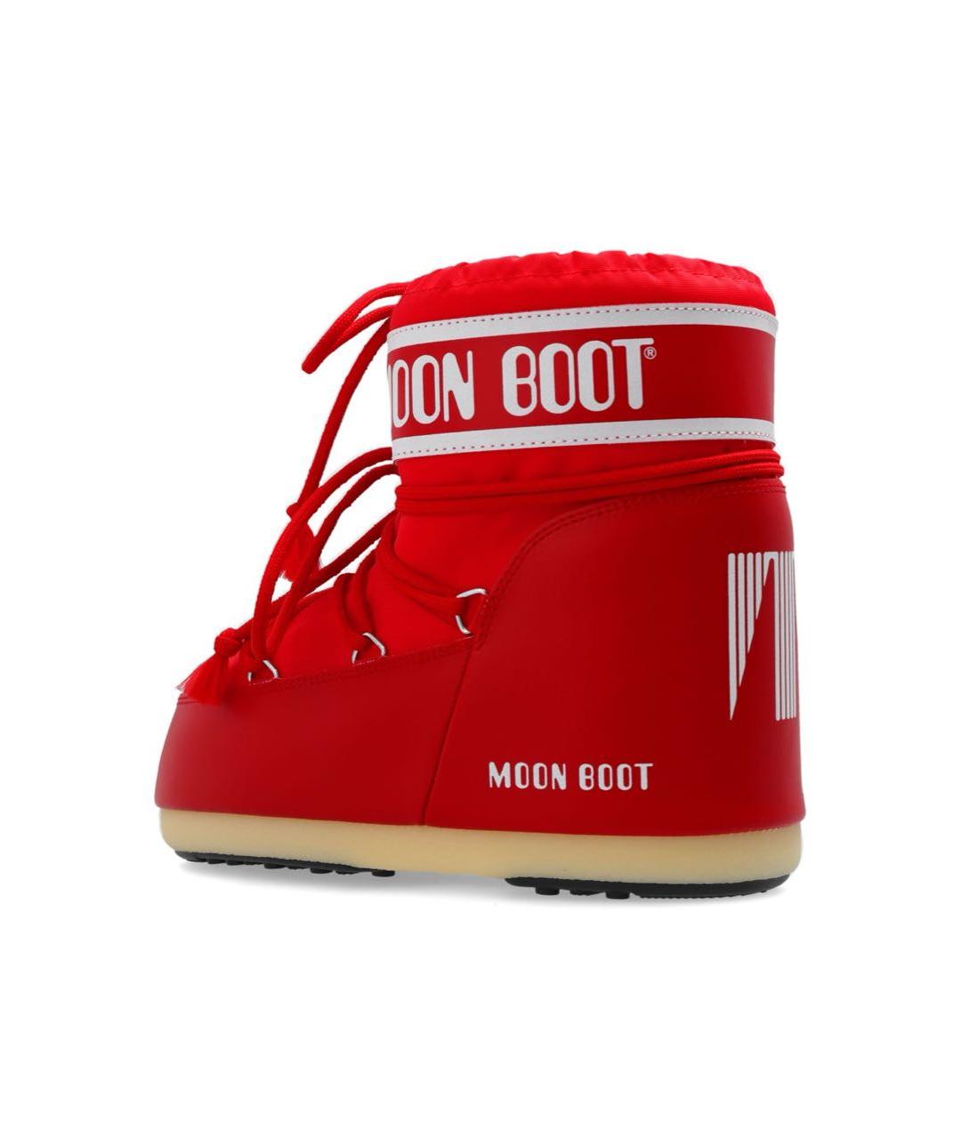MOON BOOT Красные ботинки, фото 3
