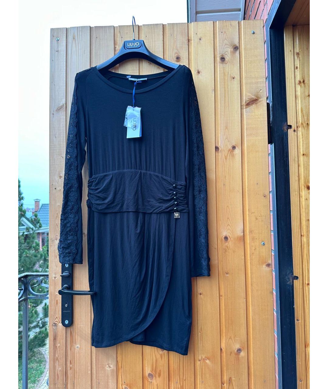 LIU JO Черное коктейльное платье, фото 6