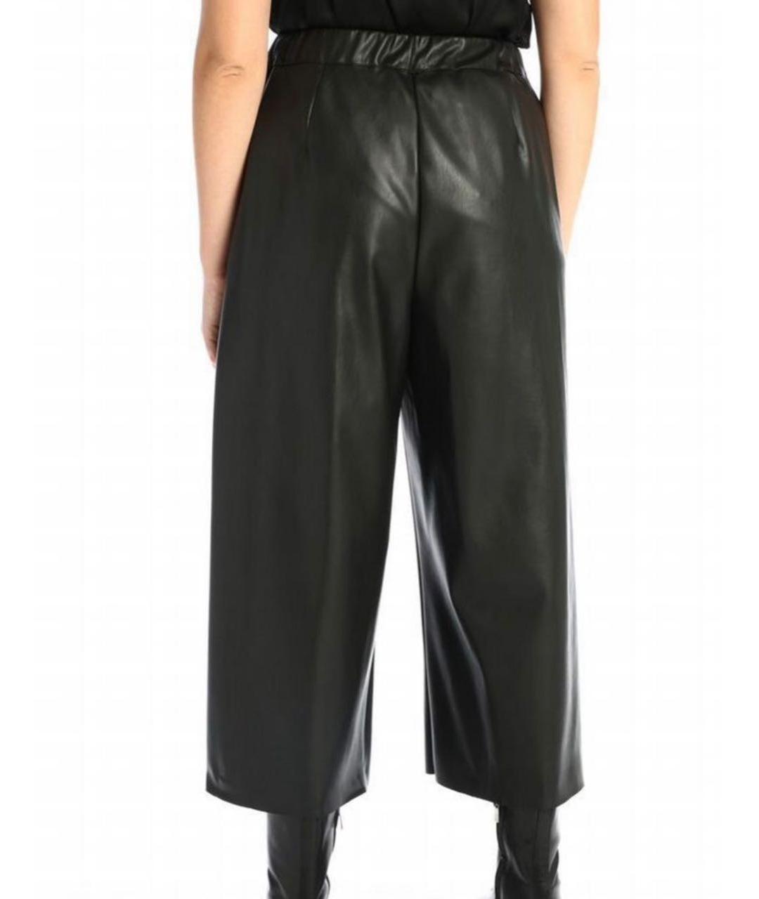 MAX MARA Черные кожаные кюлоты, фото 2