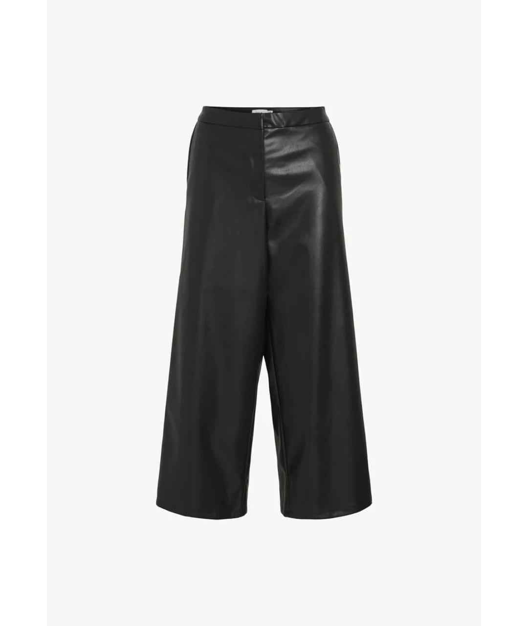 MAX MARA Черные кожаные кюлоты, фото 8