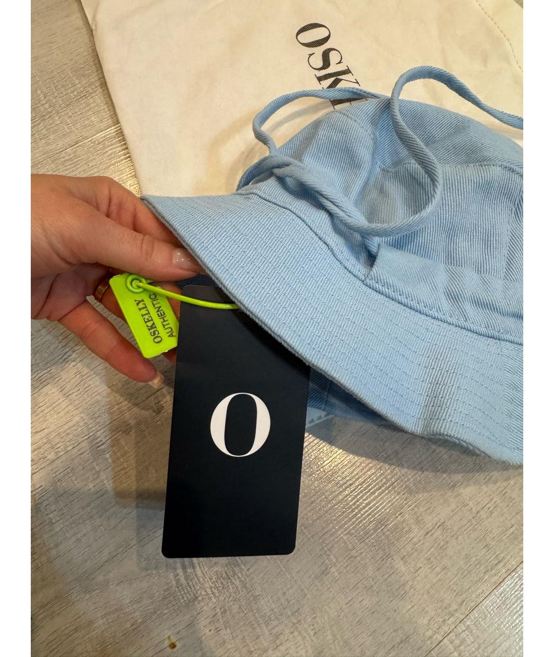 JACQUEMUS Голубая панама, фото 5