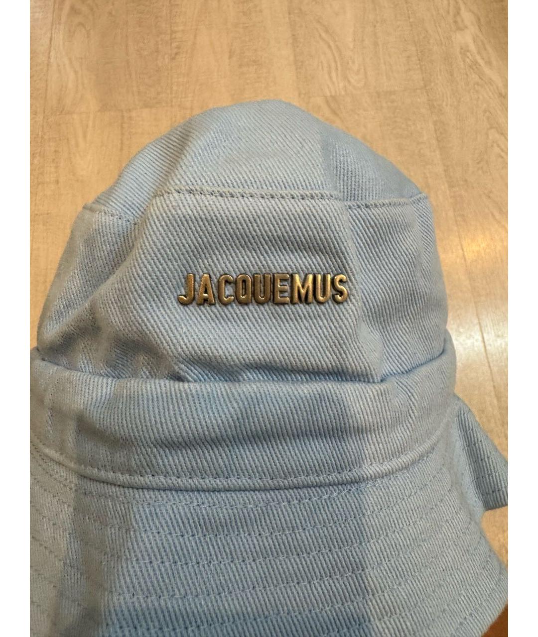 JACQUEMUS Голубая панама, фото 3
