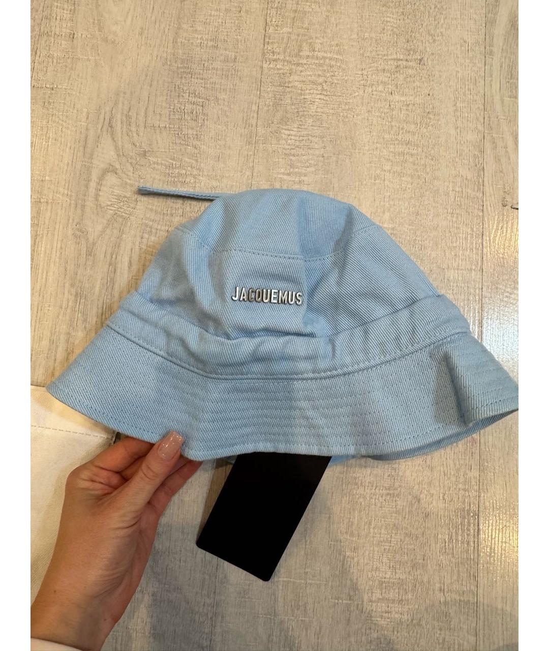 JACQUEMUS Голубая панама, фото 6