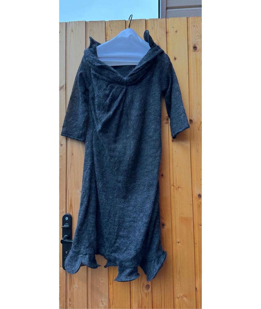 ERMANNO SCERVINO Серое повседневное платье, фото 2