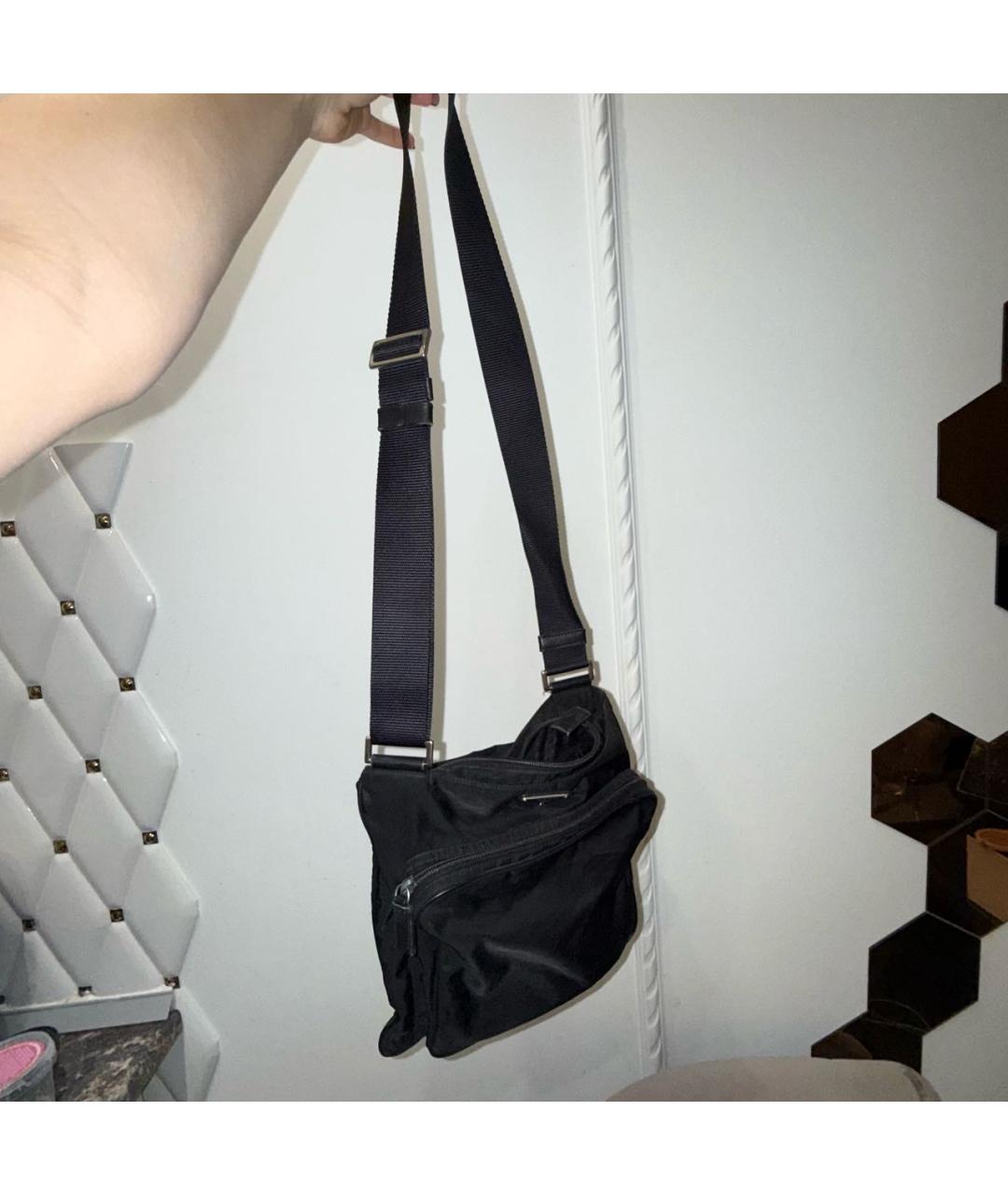 PRADA Черная поясная сумка, фото 6