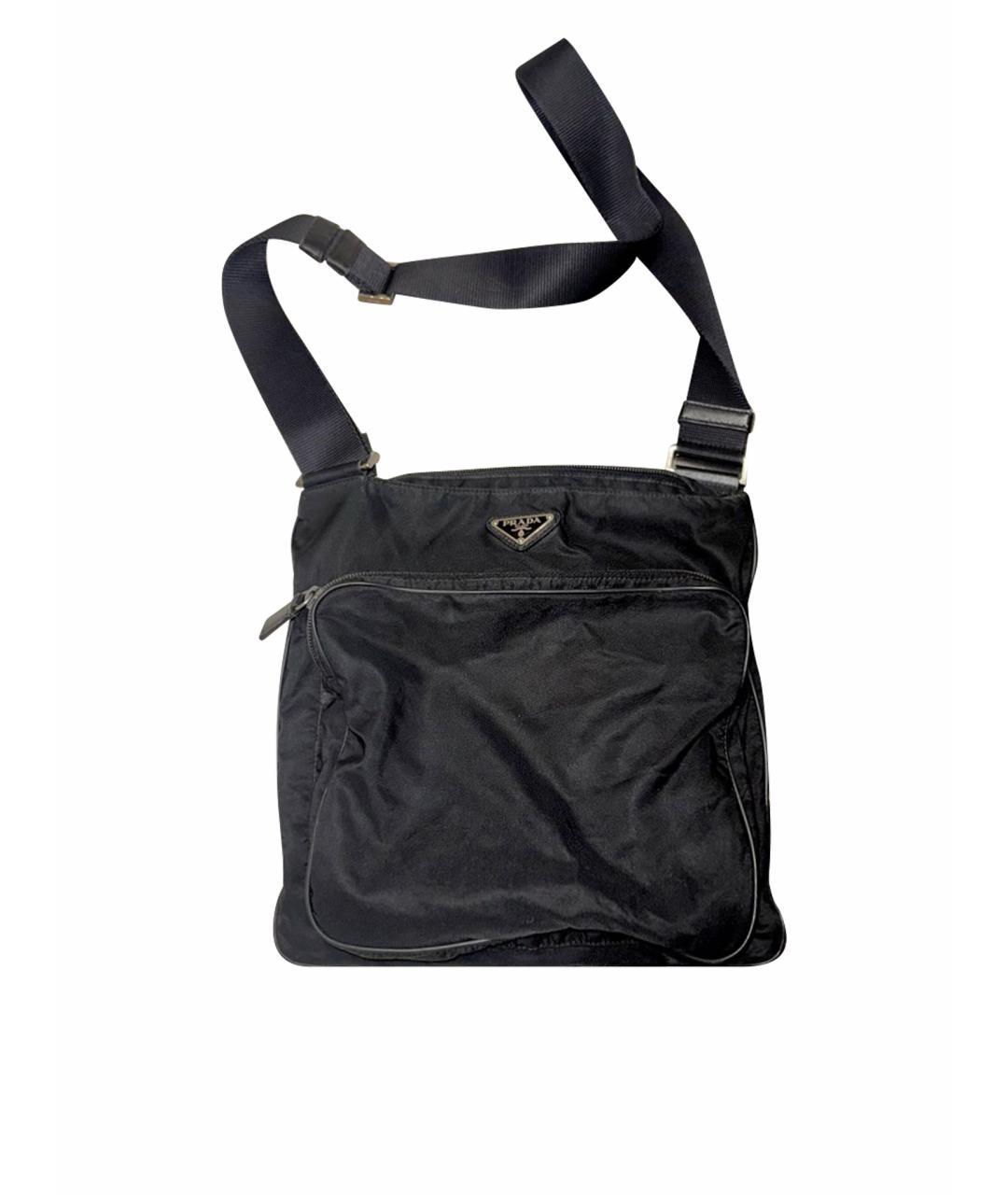 PRADA Черная поясная сумка, фото 1