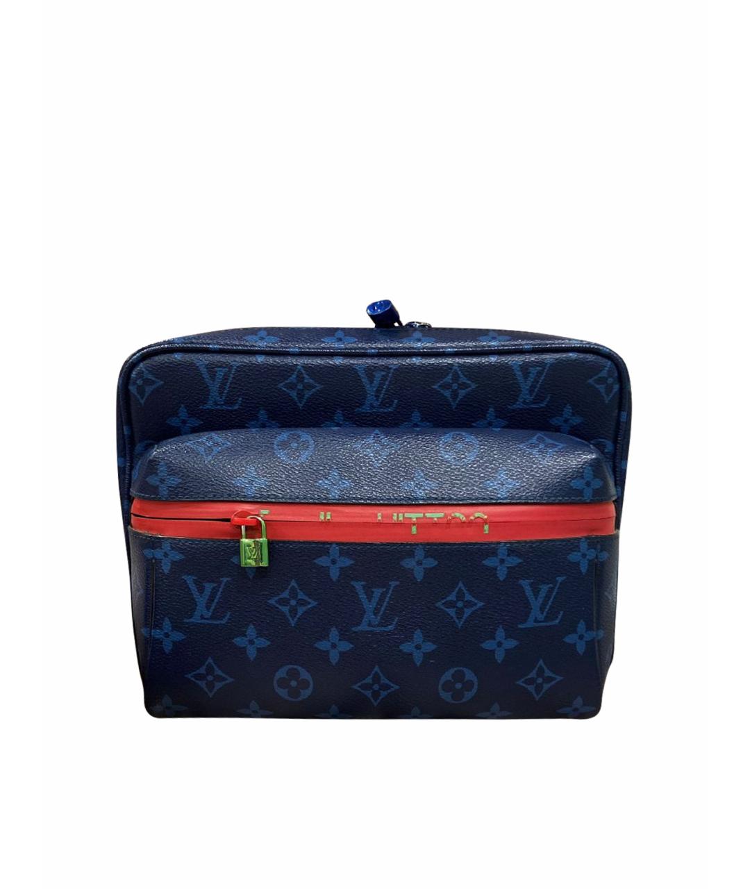 LOUIS VUITTON Синяя кожаная сумка через плечо, фото 1