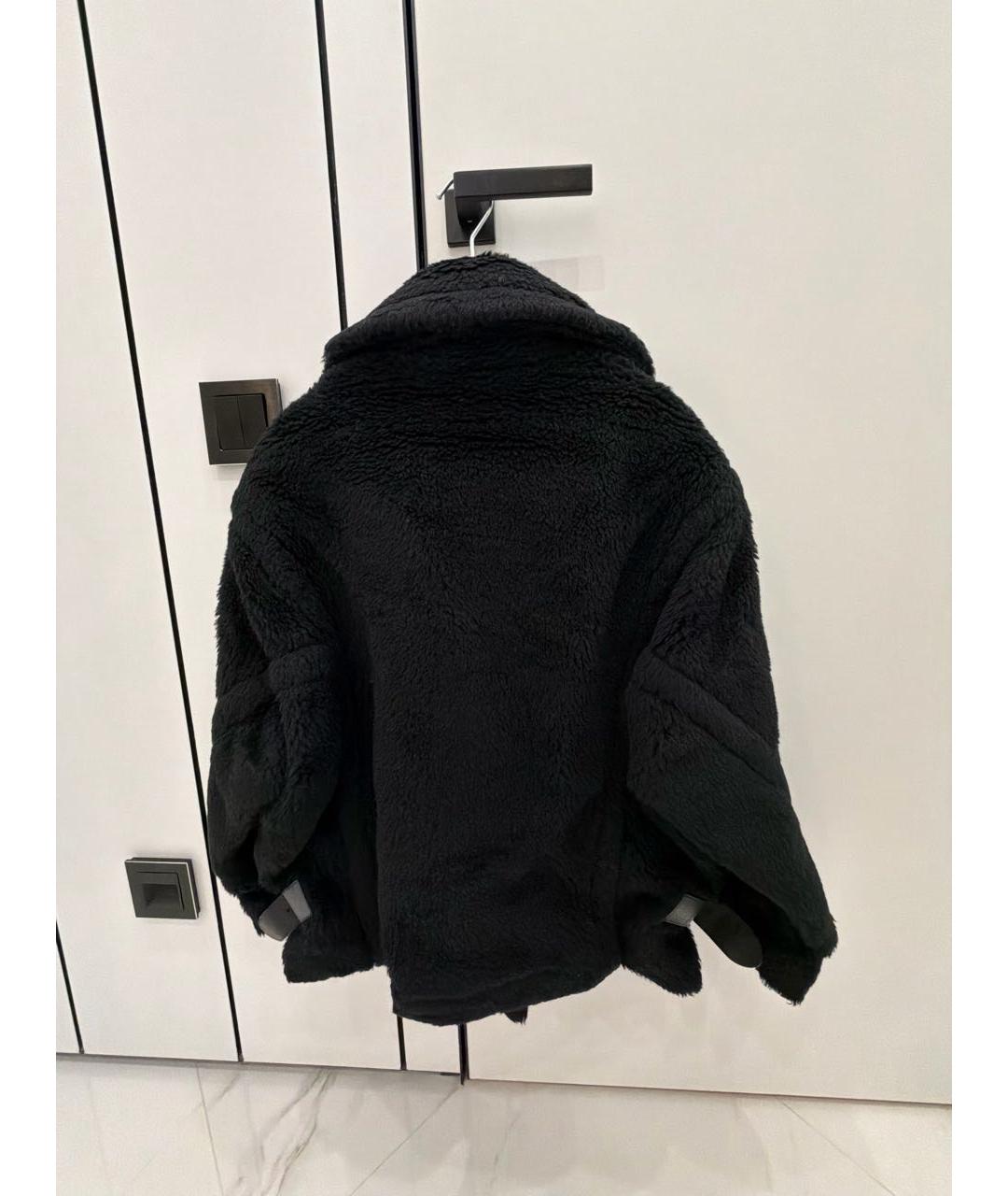 'S MAX MARA Черная шуба, фото 2