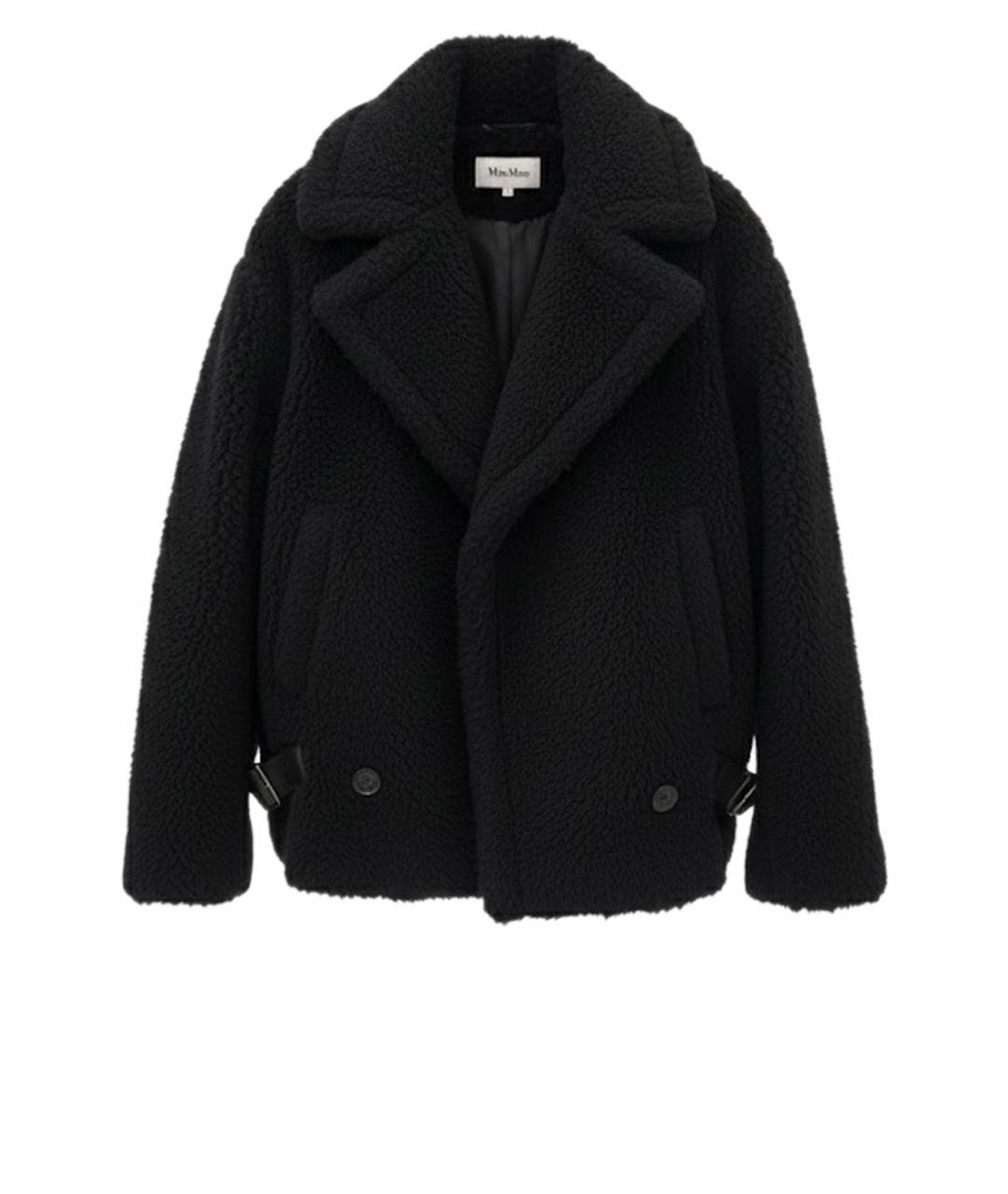 'S MAX MARA Черная шуба, фото 1