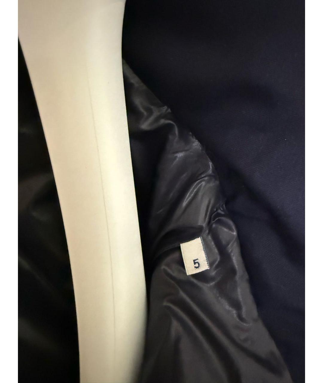 MONCLER Темно-синий шерстяной пуховик, фото 7