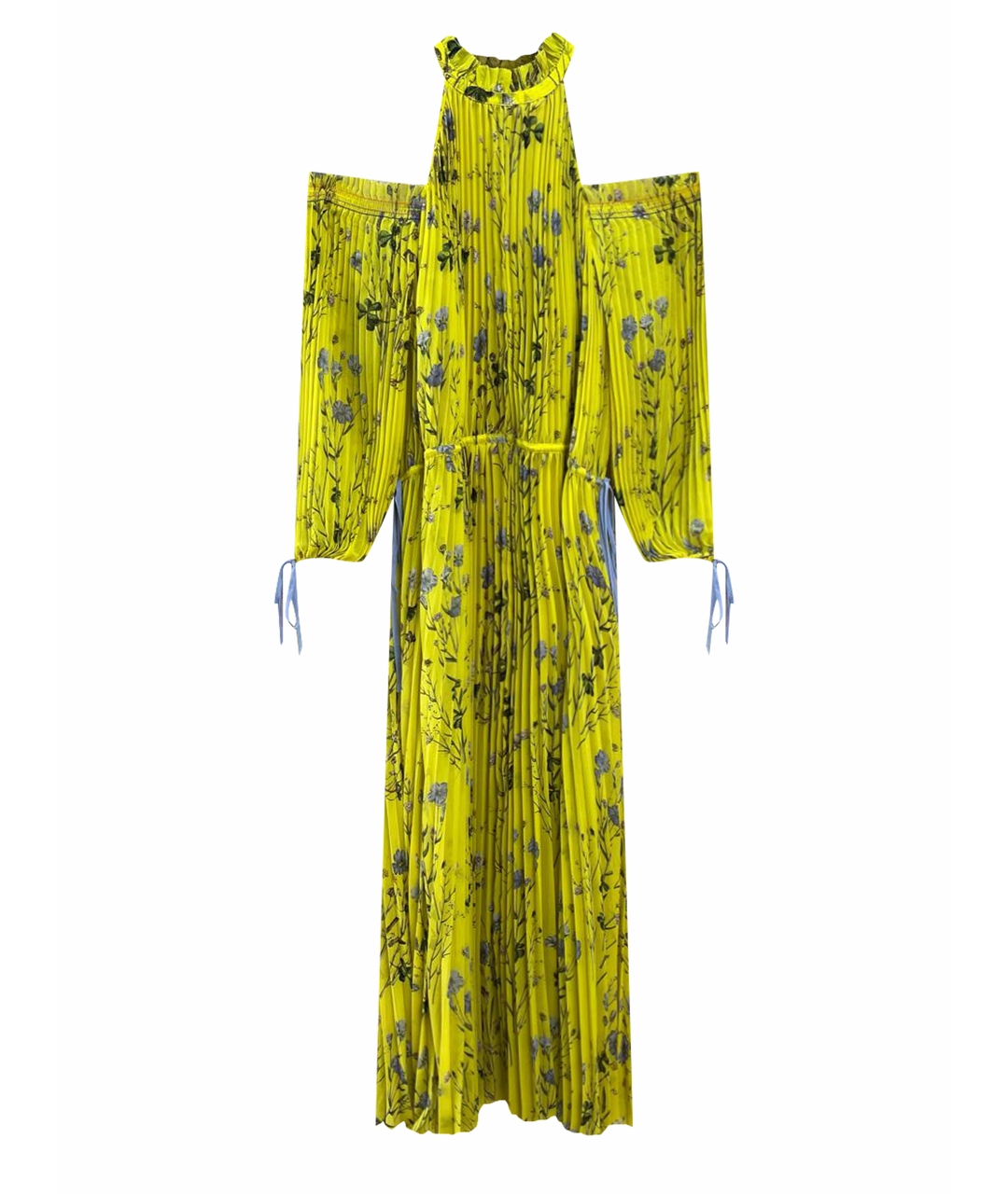 SELF-PORTRAIT Желтое полиэстеровое платье, фото 1