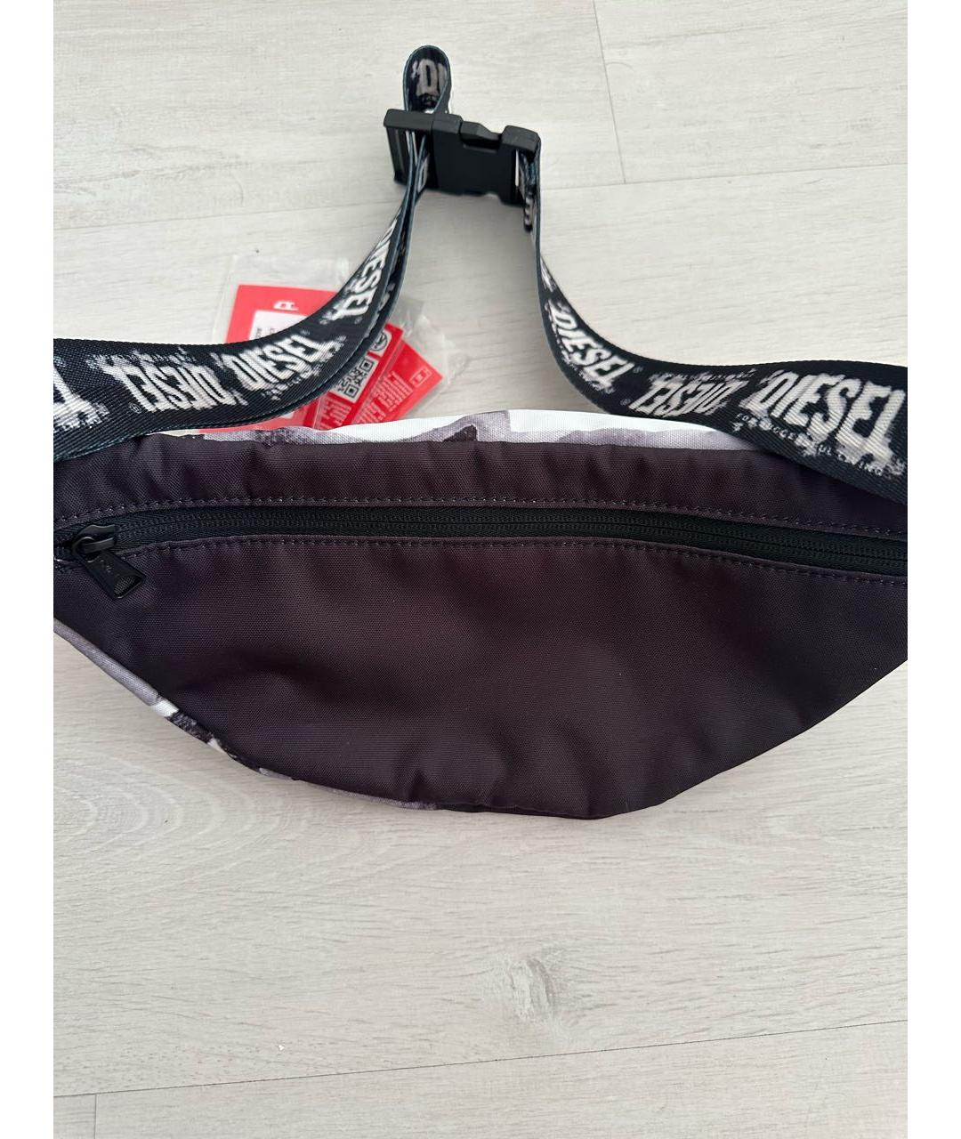 DIESEL Черная поясная сумка, фото 3