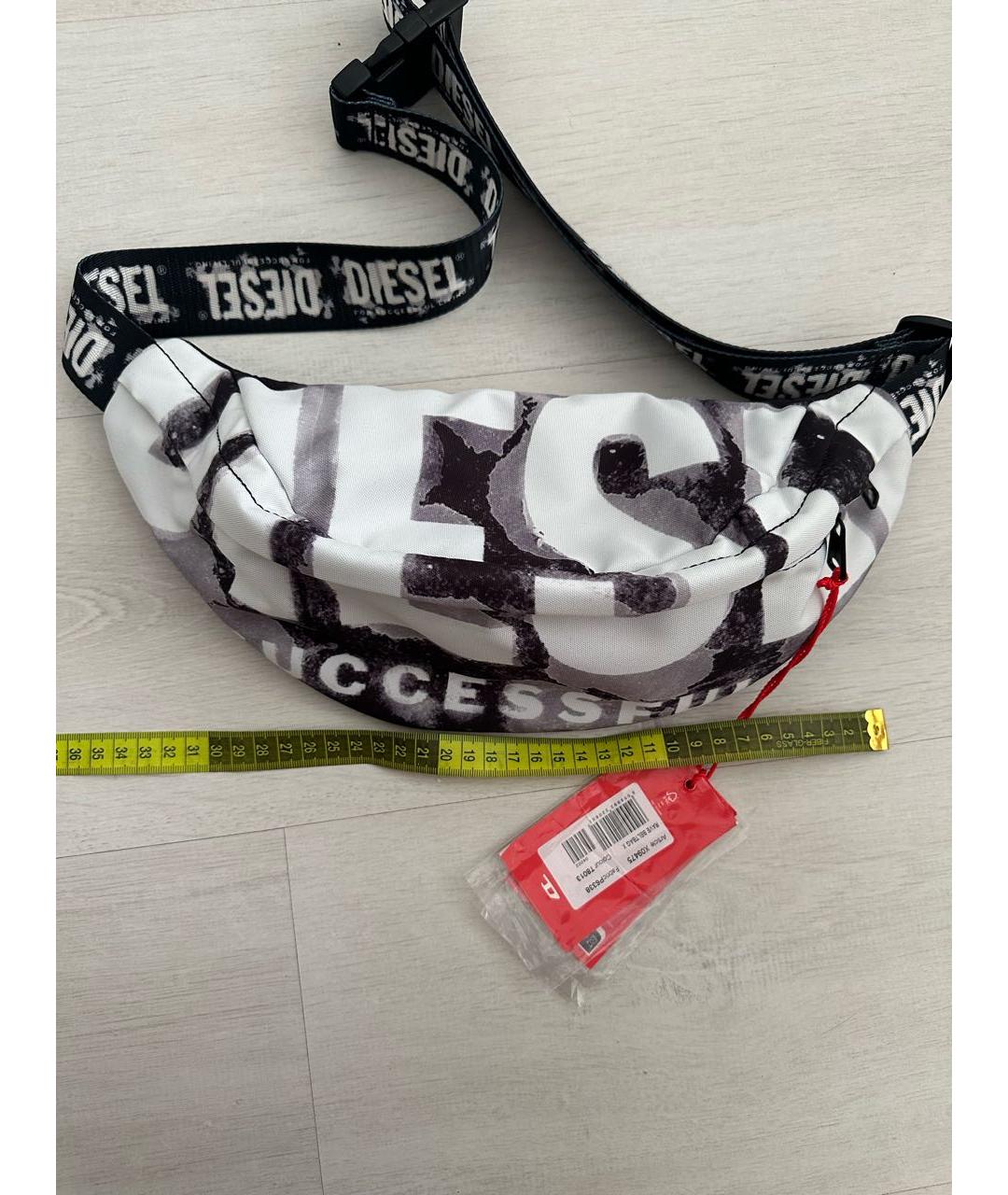 DIESEL Черная поясная сумка, фото 4