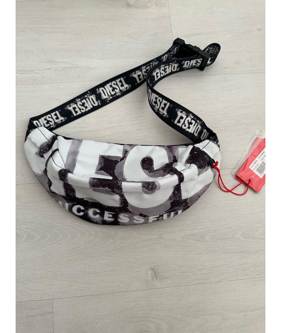 DIESEL Черная поясная сумка, фото 5