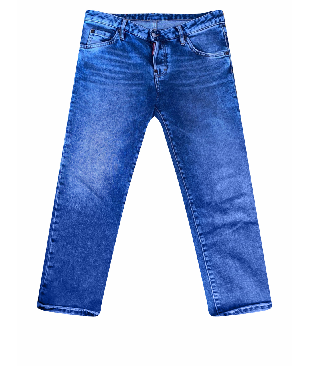 DSQUARED2 Синие прямые джинсы, фото 1