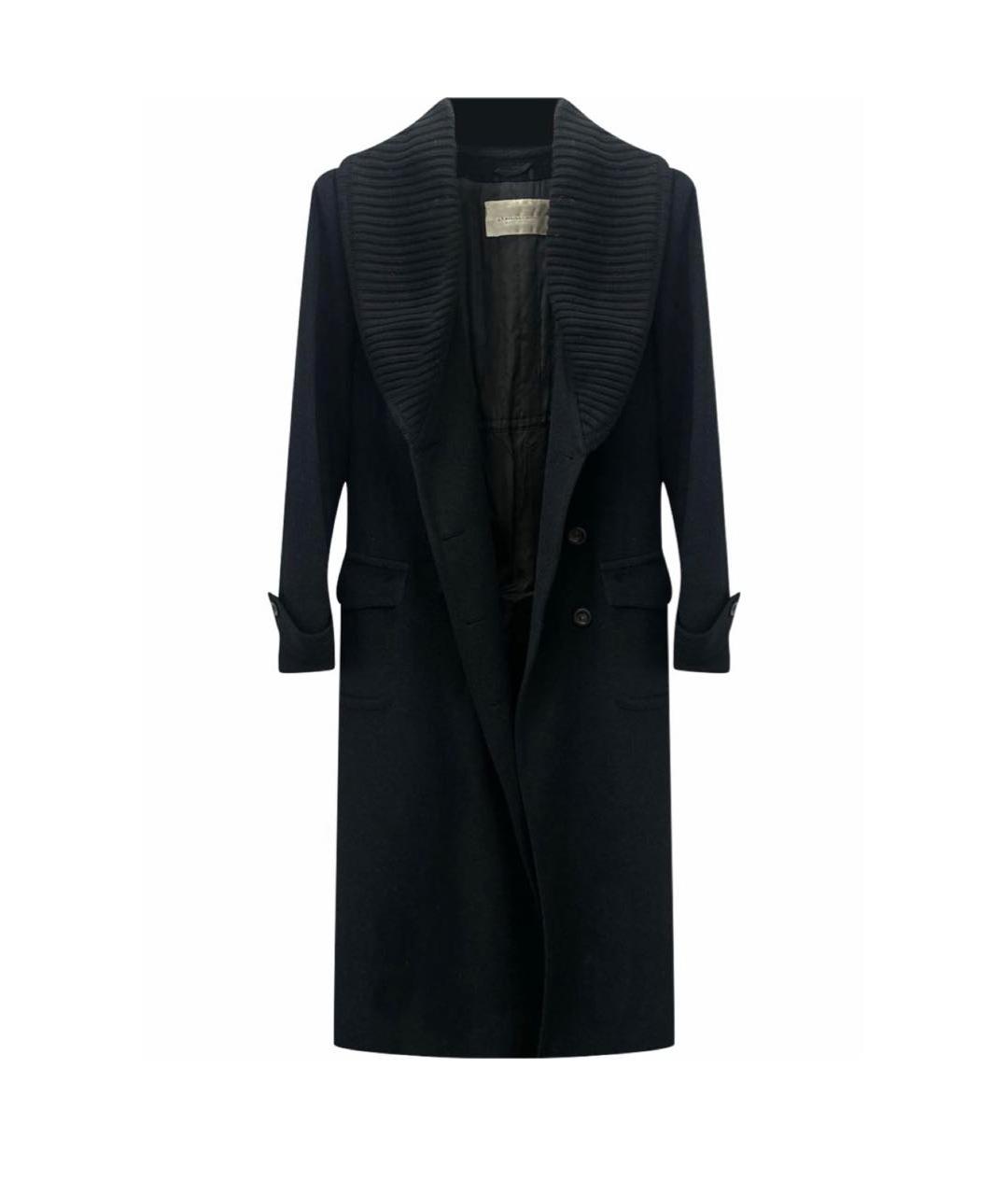 MAX MARA Черное кашемировое пальто, фото 2