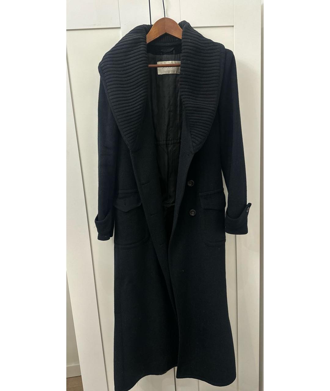 MAX MARA Черное кашемировое пальто, фото 3