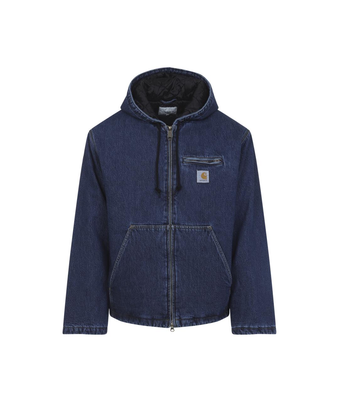 CARHARTT WIP Синяя хлопковая куртка, фото 1