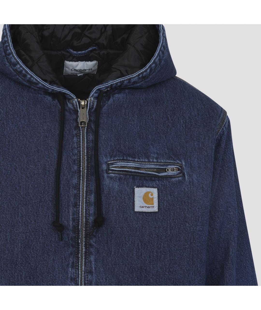 CARHARTT WIP Синяя хлопковая куртка, фото 6
