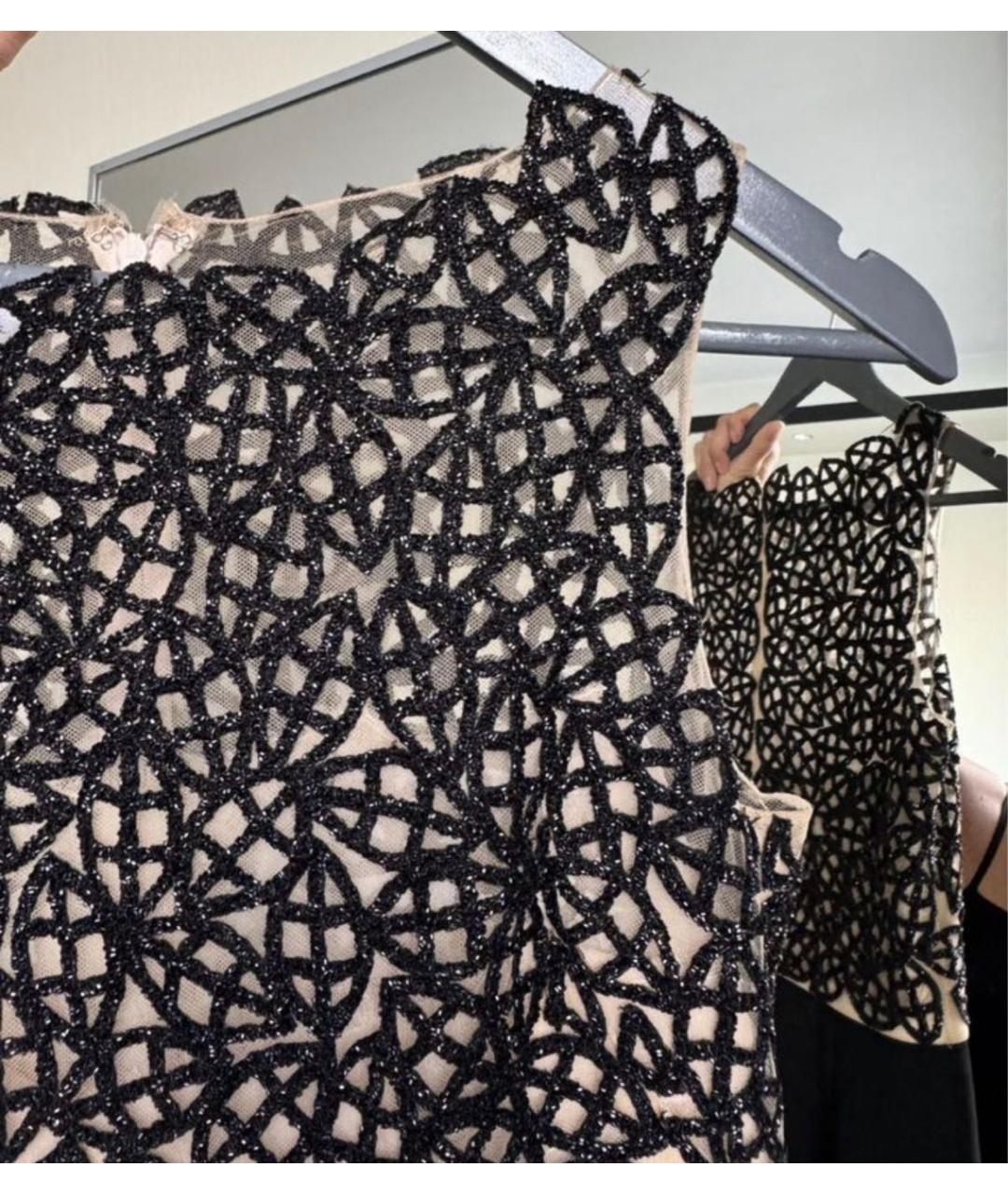 OSCAR DE LA RENTA Черное полиамидовое вечернее платье, фото 3