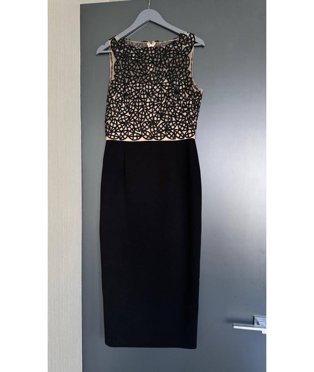 OSCAR DE LA RENTA Черное полиамидовое вечернее платье, фото 9