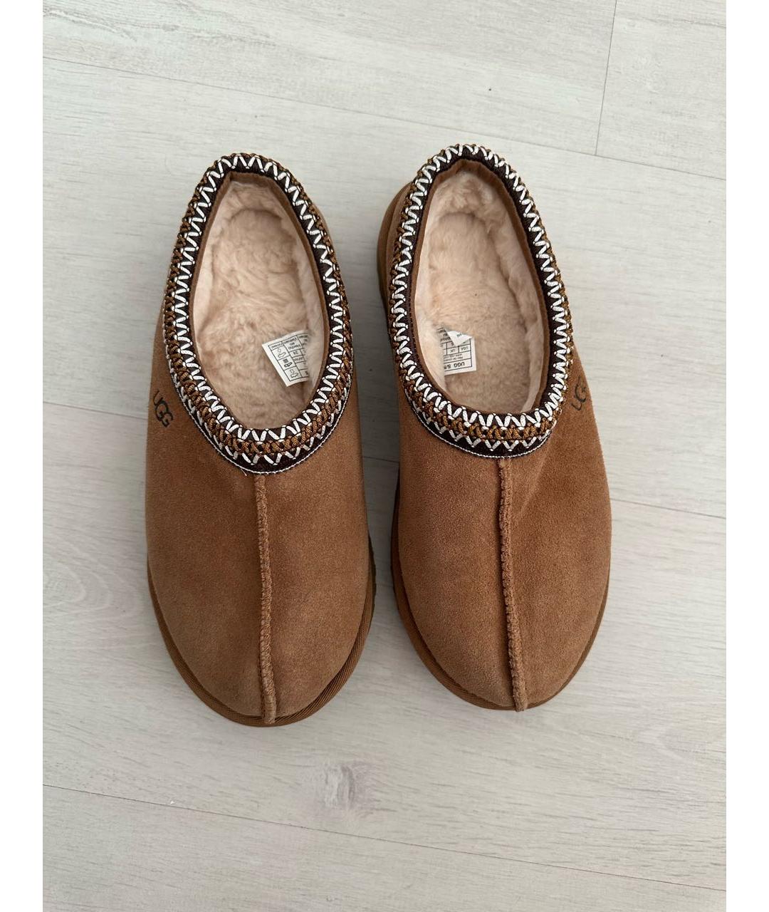 UGG AUSTRALIA Коричневые замшевые ботинки, фото 2