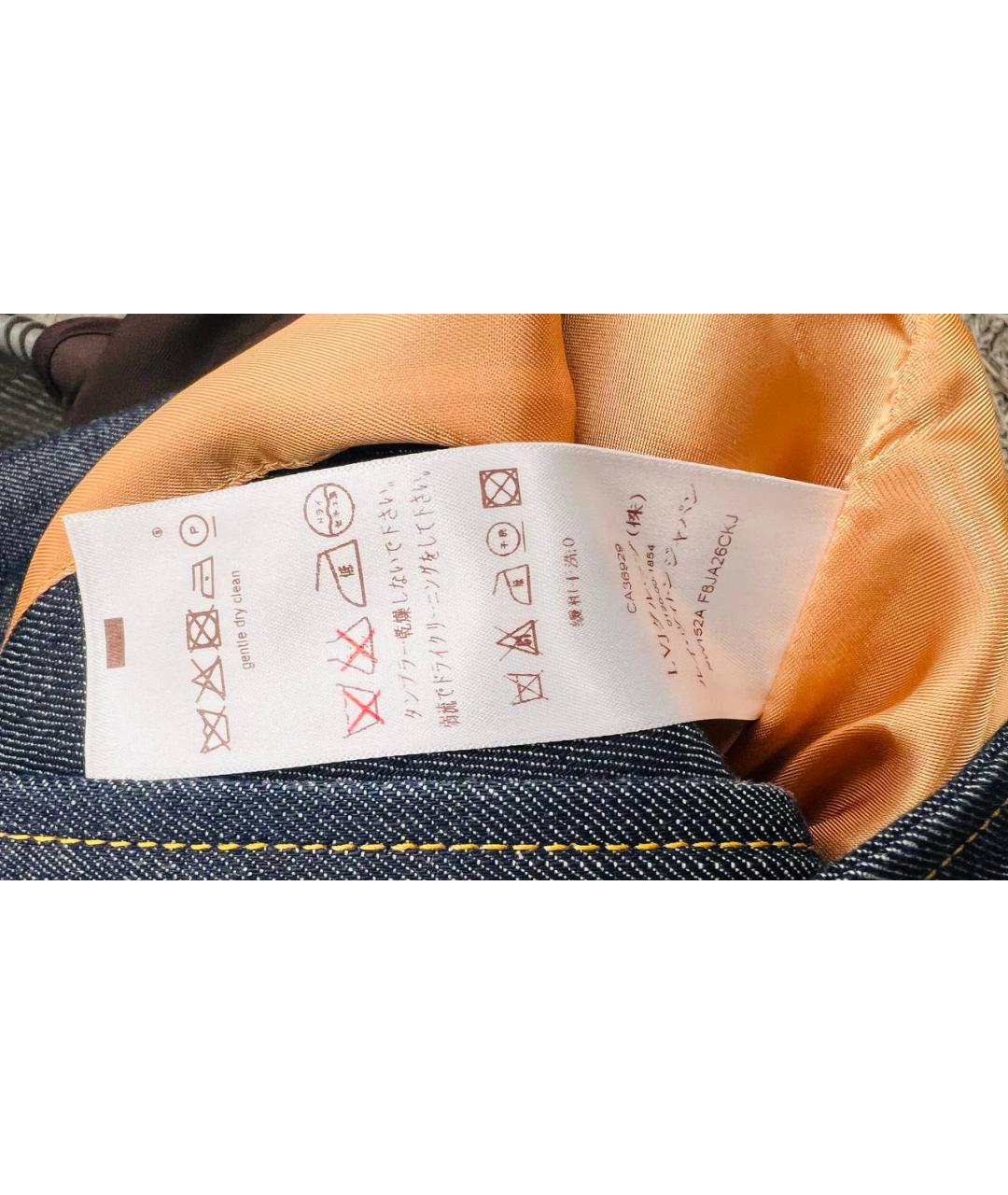 LOUIS VUITTON Темно-синий деним жакет/пиджак, фото 7