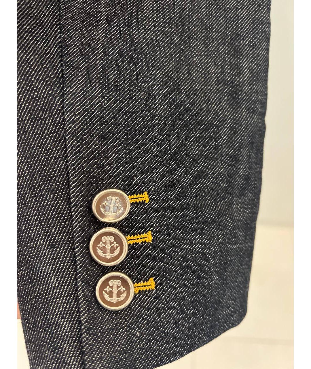 LOUIS VUITTON Темно-синий деним жакет/пиджак, фото 5