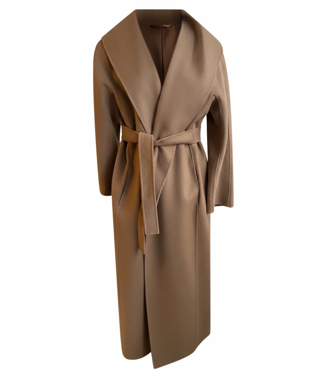 'S MAX MARA Бежевое шерстяное пальто, фото 1