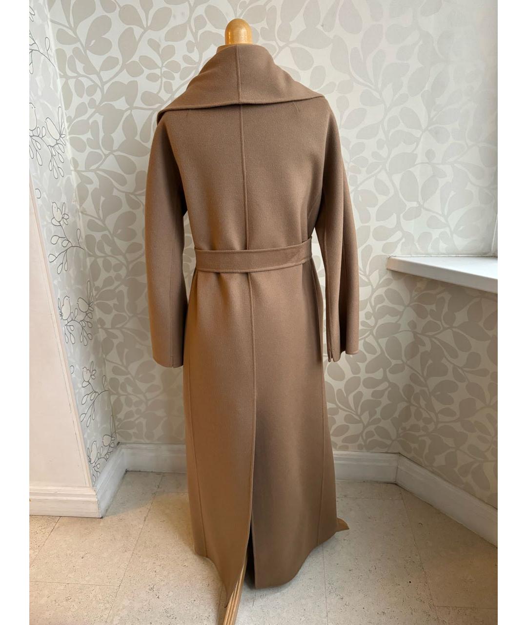 'S MAX MARA Бежевое шерстяное пальто, фото 2