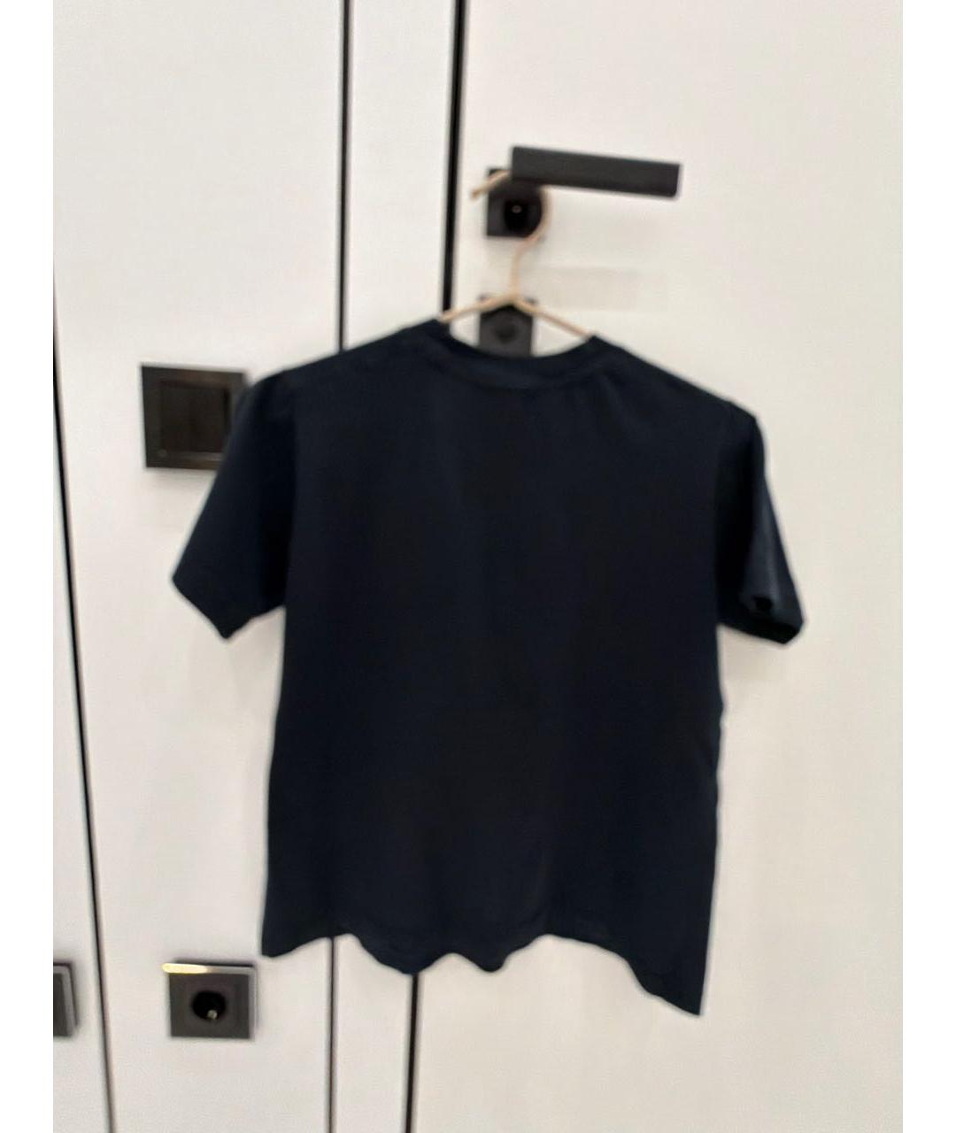 GUCCI Черная хлопковая футболка, фото 2