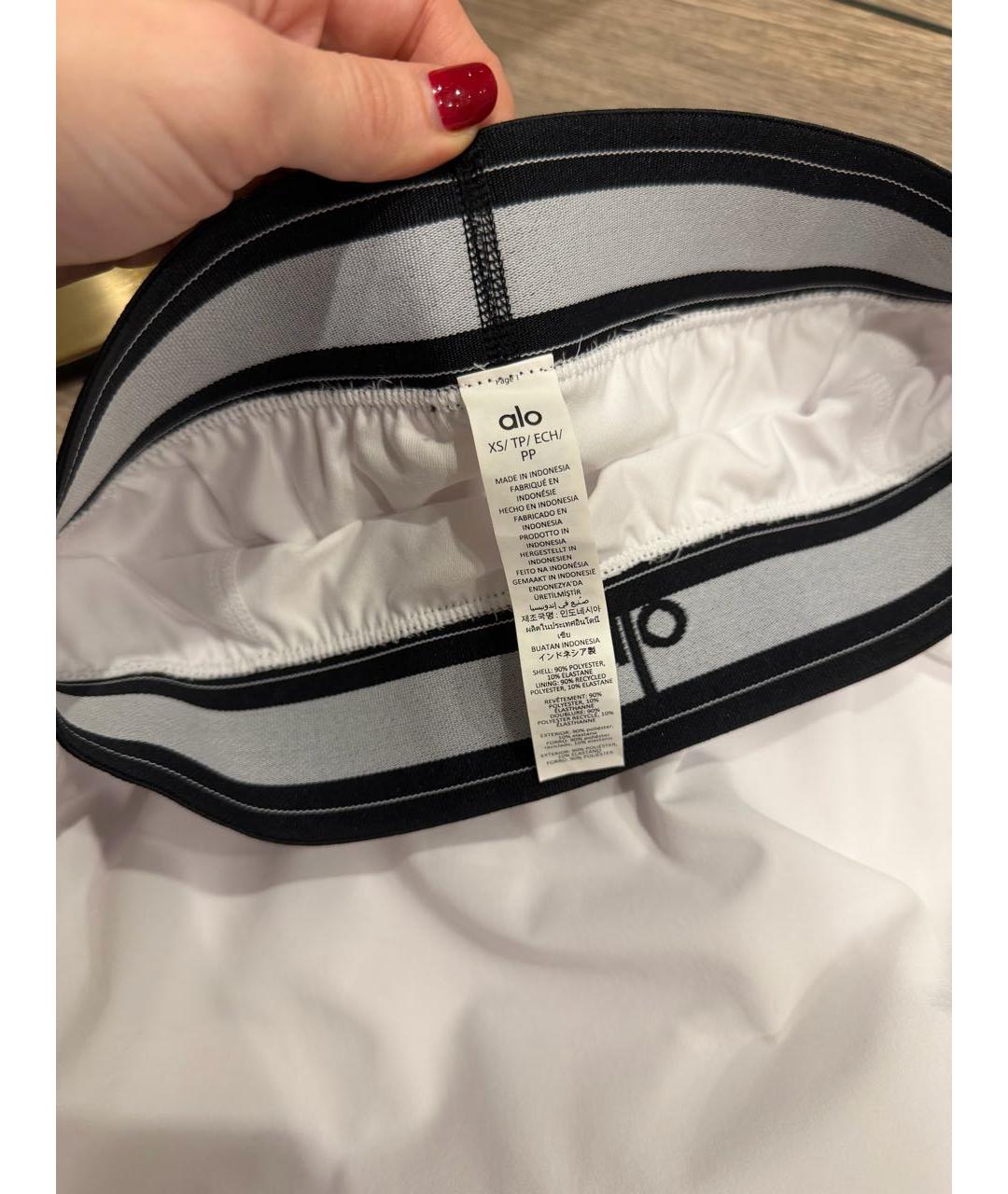 ALO YOGA Белые спортивные брюки и шорты, фото 5