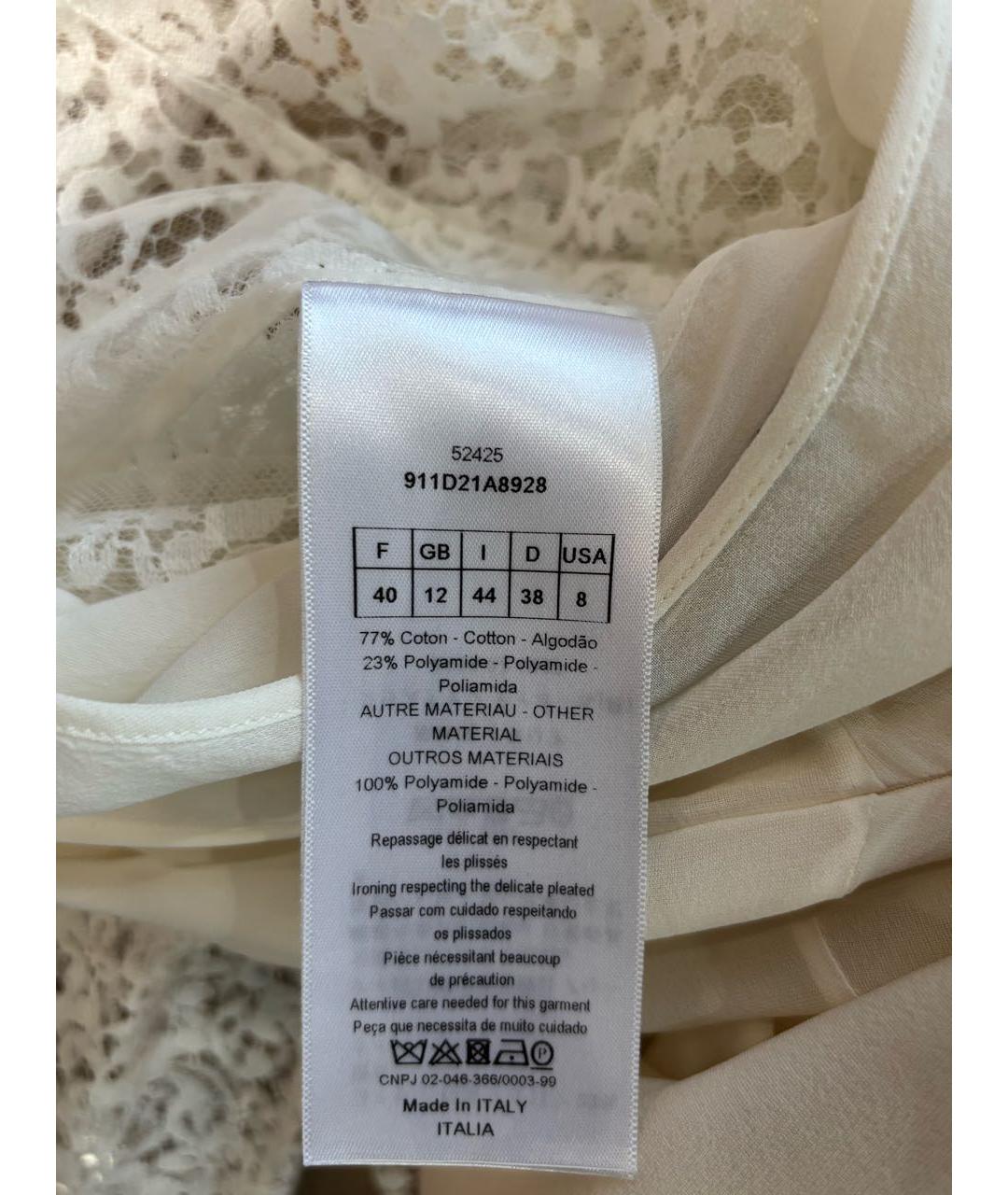 CHRISTIAN DIOR Белое вечернее платье, фото 5