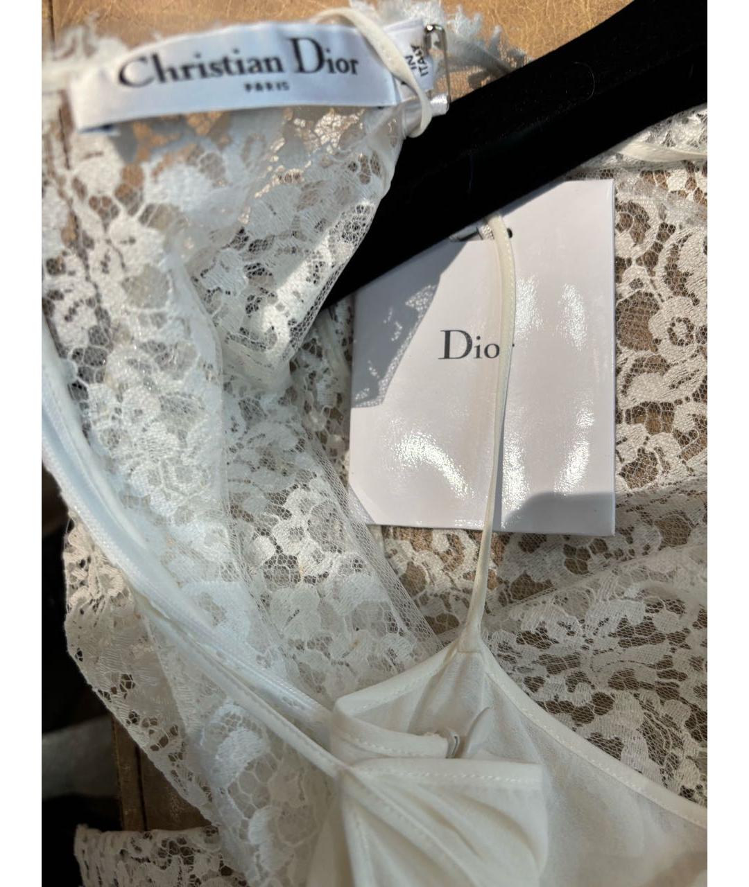 CHRISTIAN DIOR Белое вечернее платье, фото 3