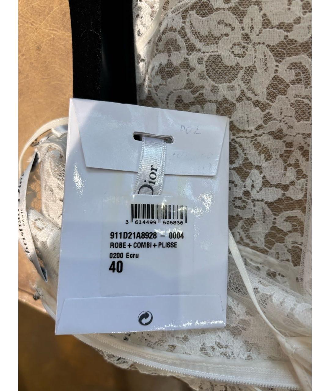 CHRISTIAN DIOR Белое вечернее платье, фото 6
