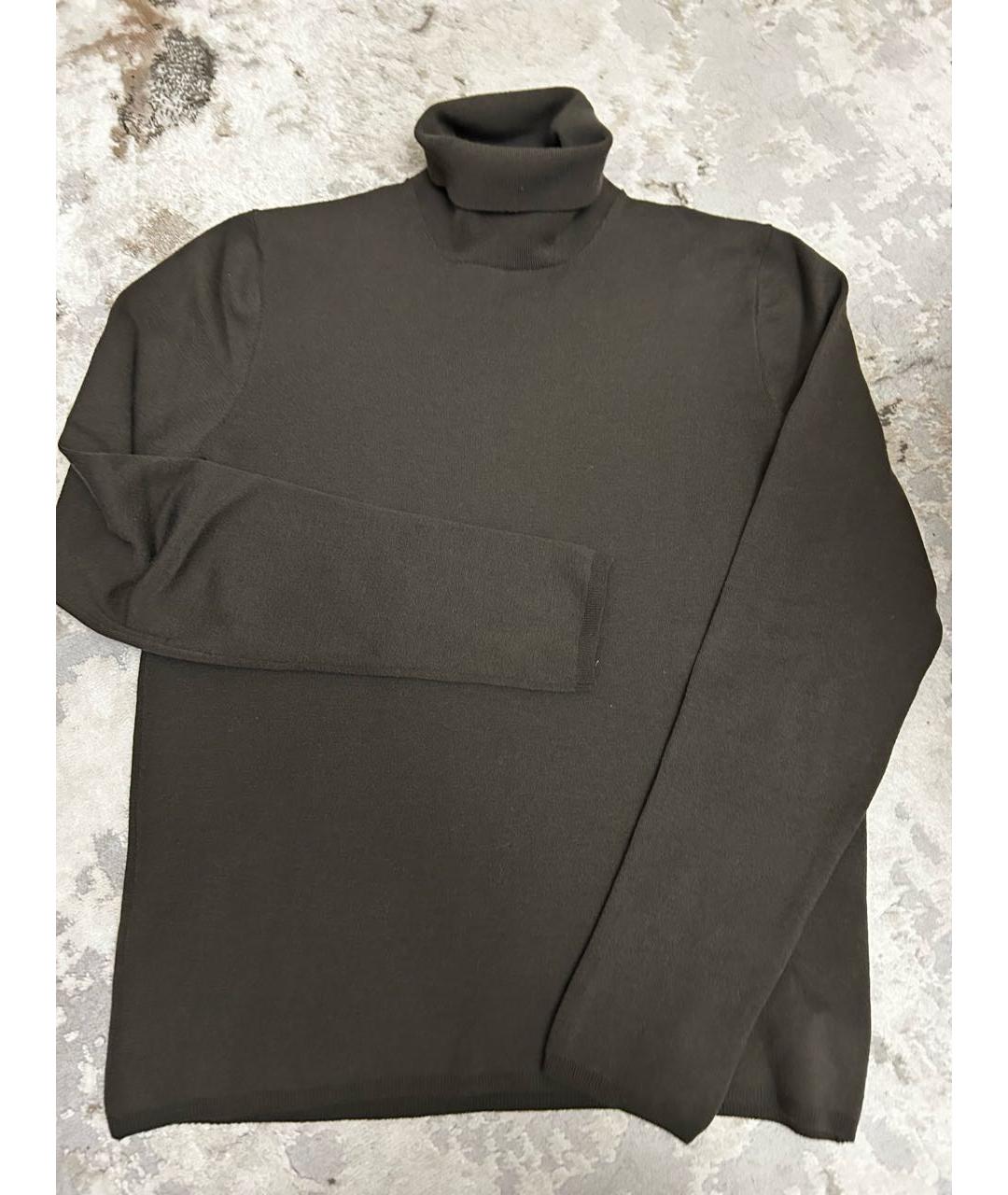 PRADA Коричневая шерстяная водолазка, фото 6