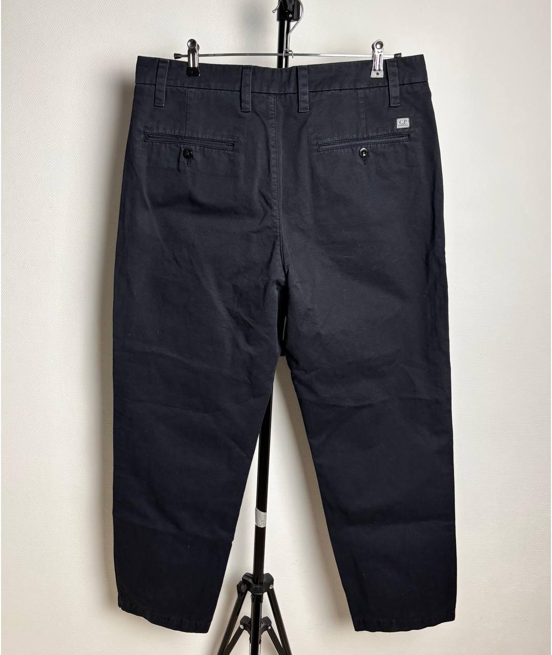 CP COMPANY Темно-синие хлопковые повседневные брюки, фото 2