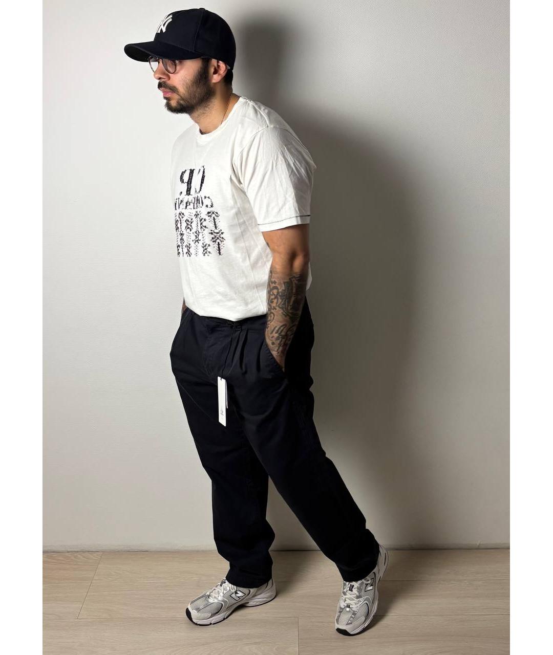 CP COMPANY Темно-синие хлопковые повседневные брюки, фото 7