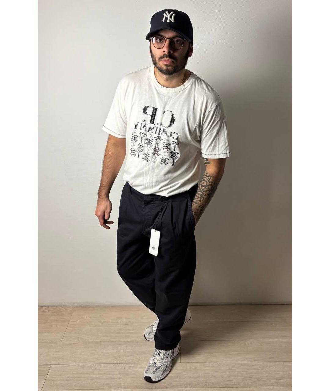 CP COMPANY Темно-синие хлопковые повседневные брюки, фото 5