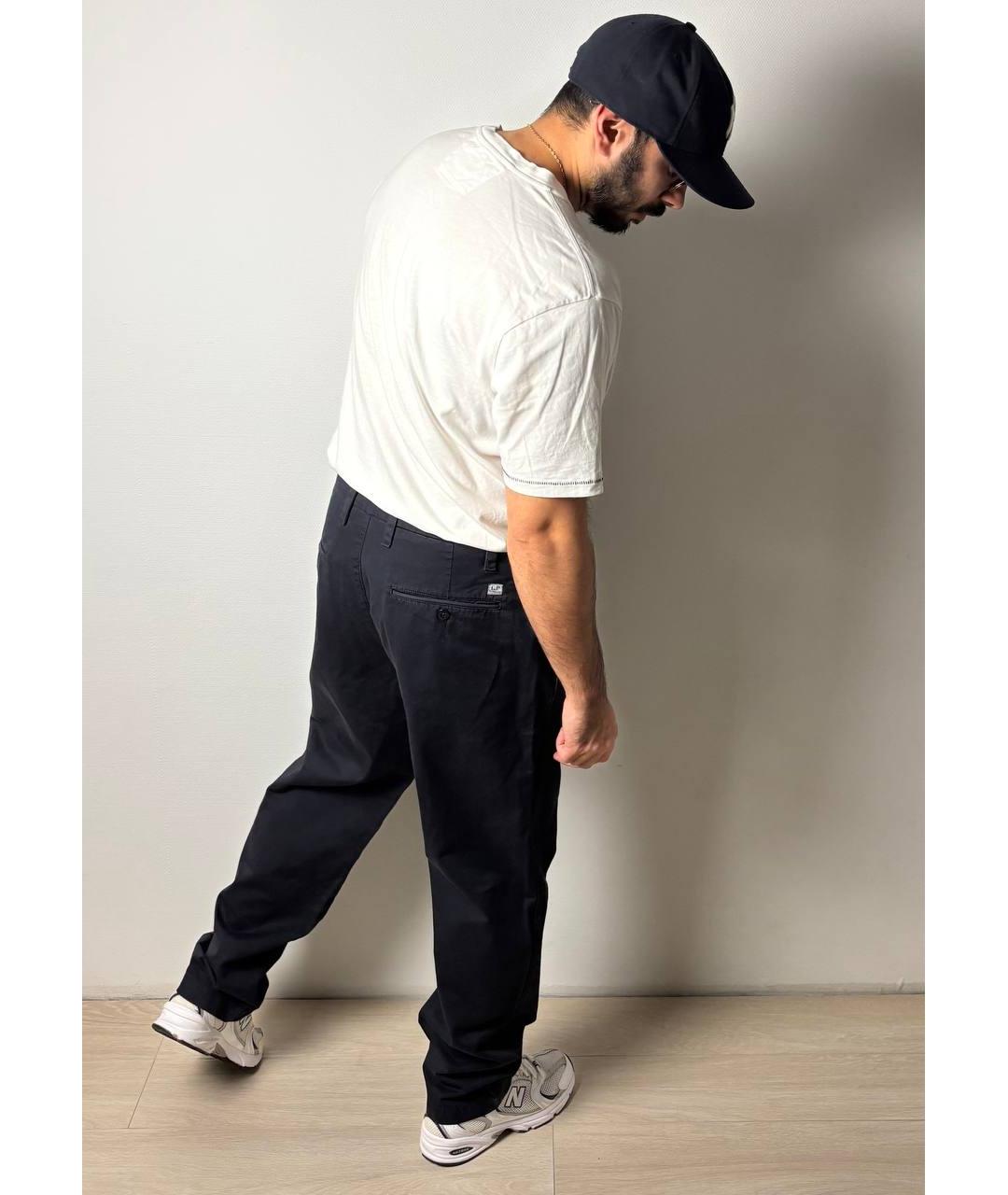 CP COMPANY Темно-синие хлопковые повседневные брюки, фото 6