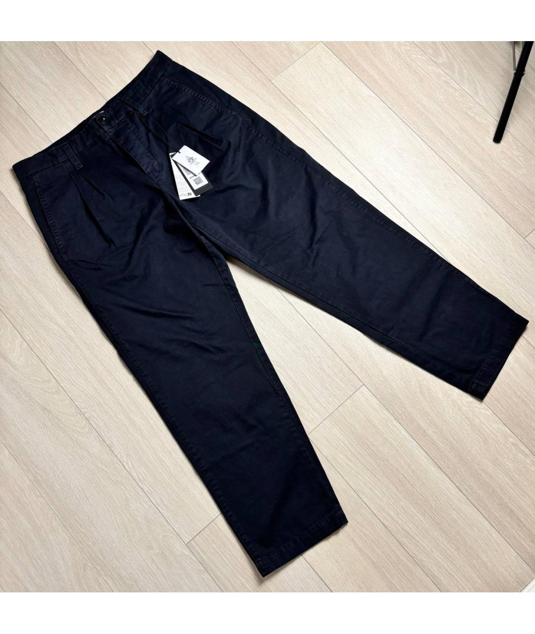 CP COMPANY Темно-синие хлопковые повседневные брюки, фото 3