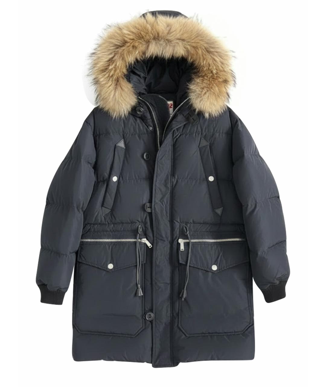 DSQUARED2 Черный полиэстеровый пуховик, фото 1