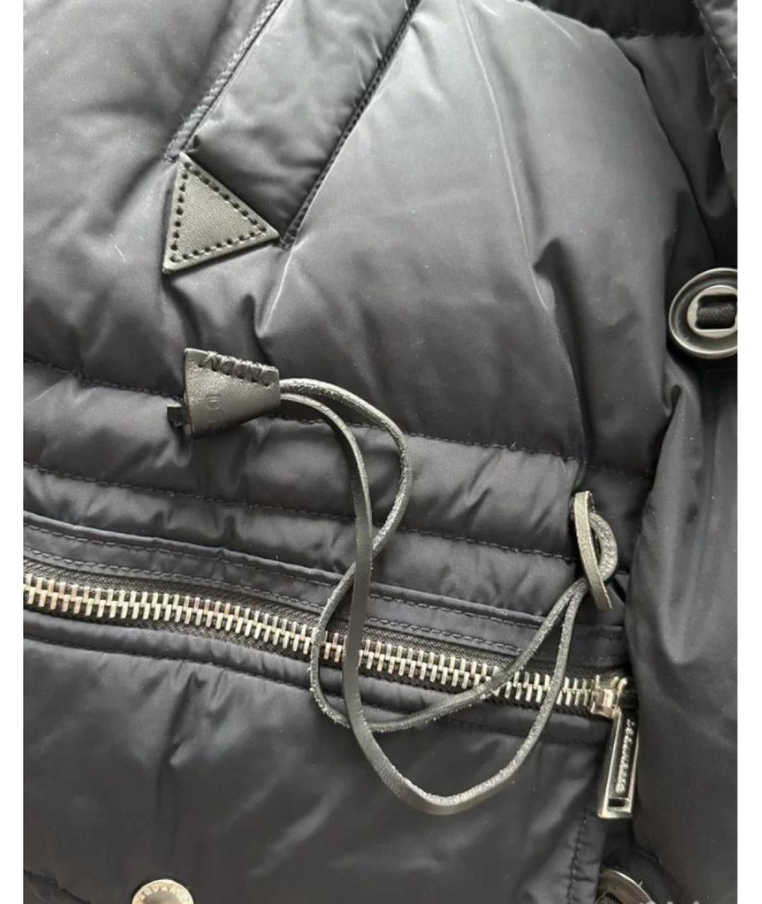 DSQUARED2 Черный полиэстеровый пуховик, фото 7