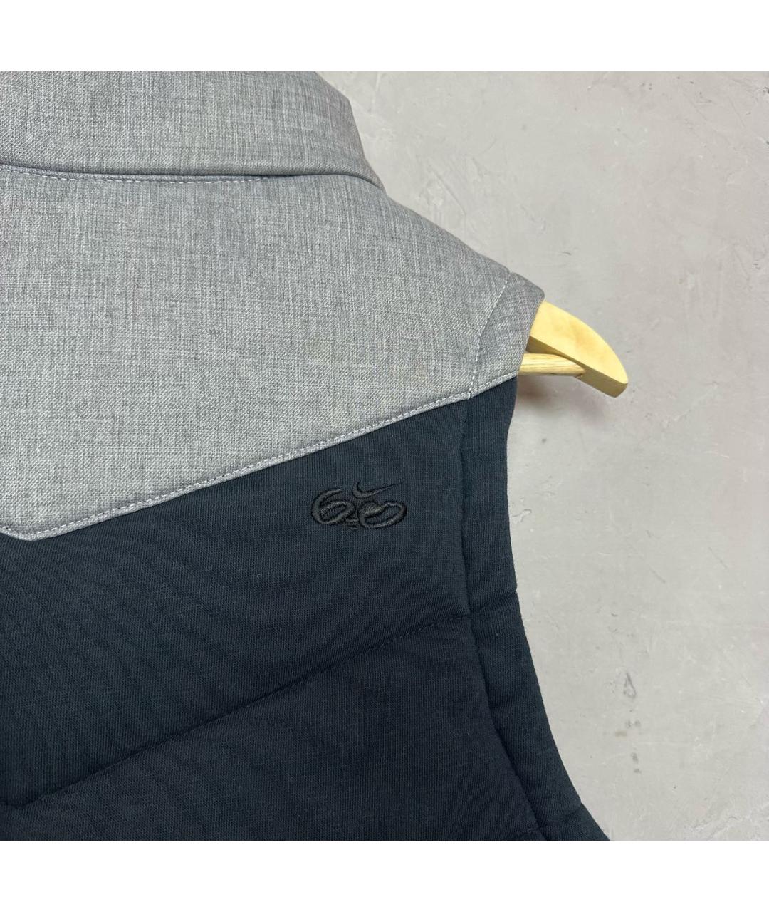 NIKE Темно-синий хлопковый жилет, фото 4