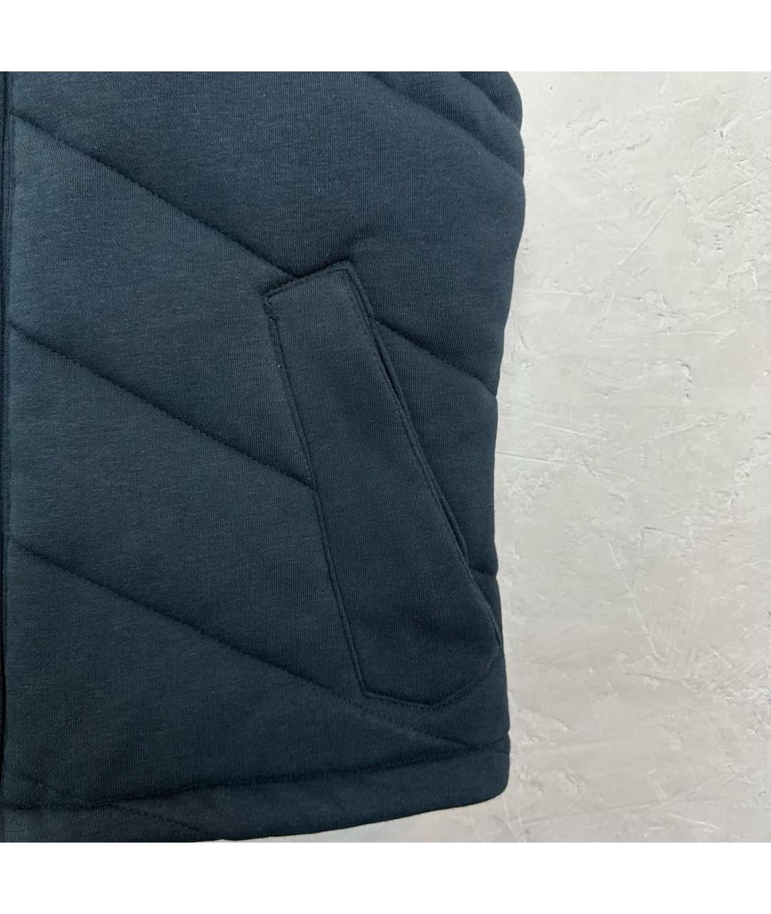 NIKE Темно-синий хлопковый жилет, фото 7